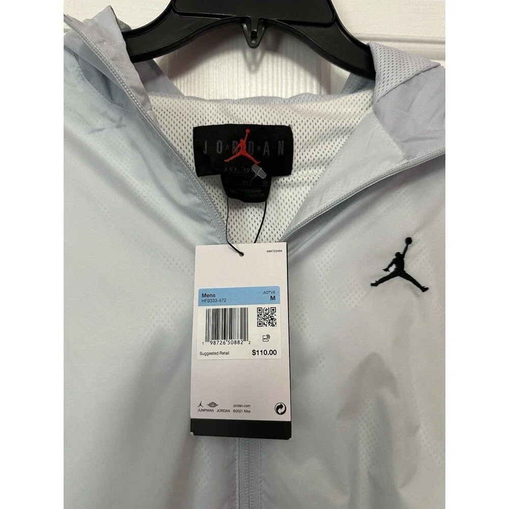 Jordan Essentials Draft Jacket Men’s Size (M) Pink/Blue HF9333-472 NEW